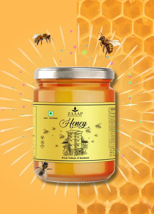 ZAAAP Acacia Honey – Pure, Natural Honey from the Kashmir Valley ZeroAdulterant Aqua Agro Product
