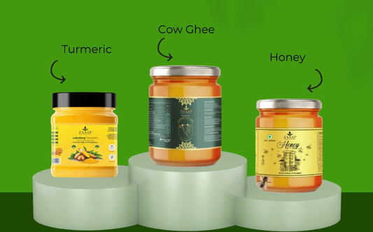Boost Immunity Naturally: ZAAAP’s Organic Power Trio - Ghee, Turmeric & Honey