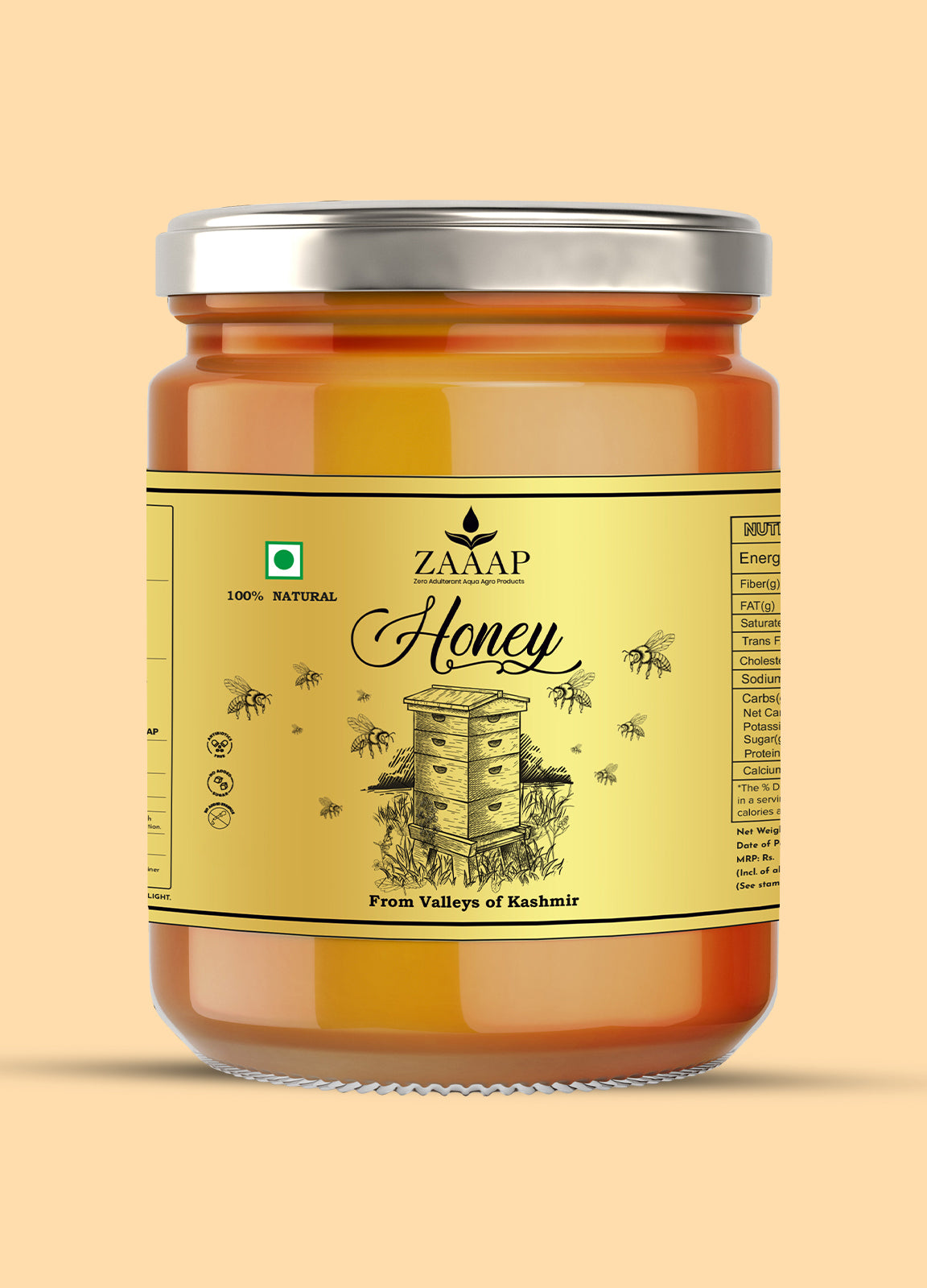 ZAAAP Acacia Honey – Pure, Natural Honey from the Kashmir Valley